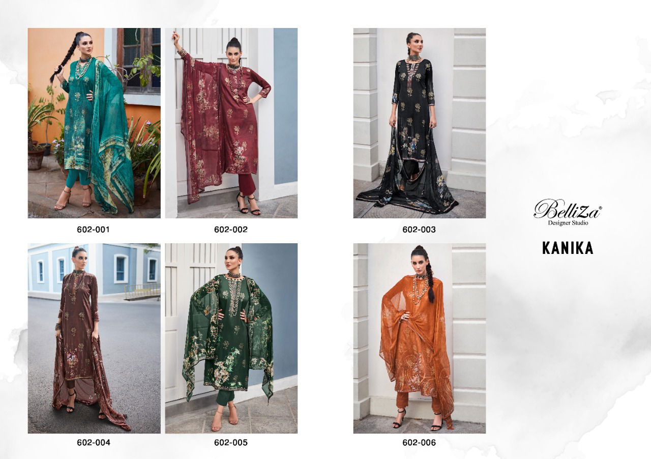 Belliza Kanika Latest Ethnic Wear Ready Made Pure Jam Cotton Dress Collection